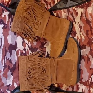 Rampage fringe boots